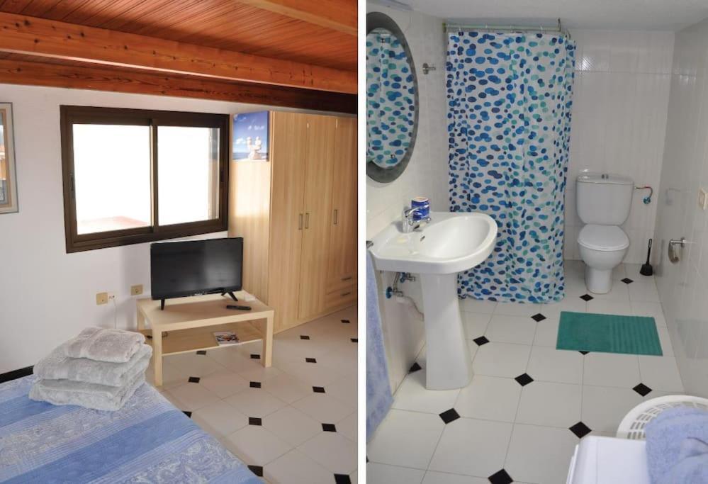 Los Cisnes Encantadora Casa Con Jardin Y Estudio Vista Al Mar El Médano Exterior foto